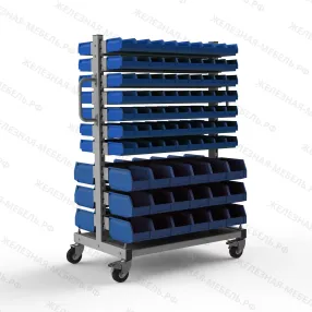 стеллаж мобильный №204 (1415х950х610)