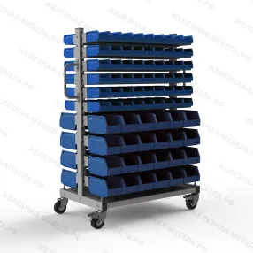 стеллаж мобильный №205 (1415х950х610)