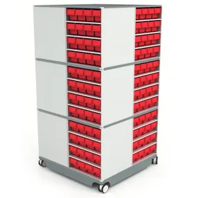 кассетница поворотная кп-02 (красные ящики)