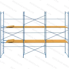 леса рамные строительные лрс-40 6х9 м (2 яруса с настилом)