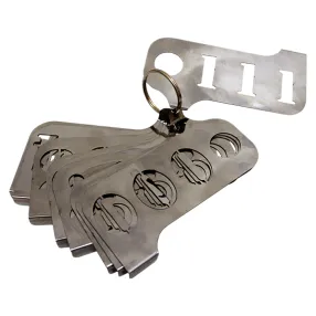 трафарет для нумерации почтового ящика