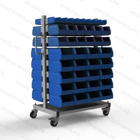 стеллаж мобильный №232 (1415х950х610)