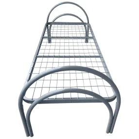 кровать «полукруглая» к6511с спинка d32х32, ложе 1900х700, закруглённое, сетка 100х60, 2 перемычки